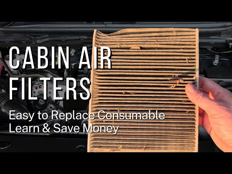 Cabin Air Filters - Easy to Replace Consumable