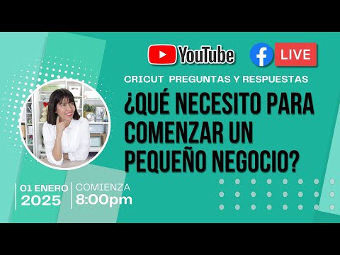 Cricut Preguntas y Respuestas - ¿Qué necesito para comenzar un pequeño negocio?