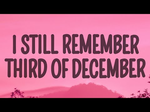 Conan Gray - I still remember third of December (Heather) (Lyrics)