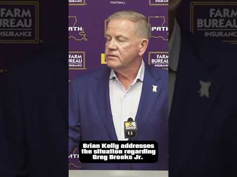 Brian Kelly speaks on Greg Brooks Jr.