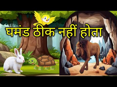 ghamand theek nahin hota | Hindi cartoon moral story kahani