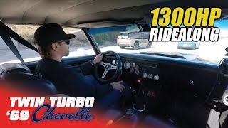 Ride Along in a 1300HP Twin Turbo 1969 Chevelle