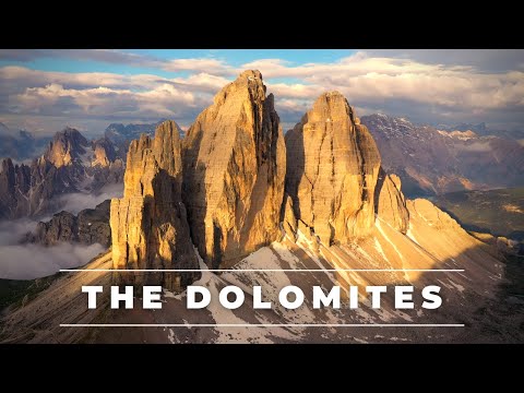 The Dolomites from Above - Aerial View of Europe's most Beautiful Mountains