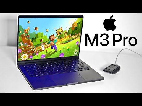 Apple MacBook Pro M3 Pro Unboxing + Gaming Test (Minecraft, Fortnite, Resident Evil)