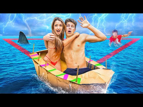 Surviving the Bermuda Triangle in a Cardboard Boat!