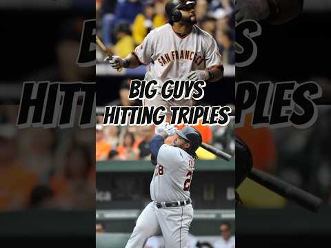 Big Guys Hitting Triples #MLB #baseball