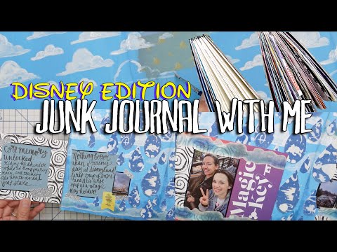 Junk Journal With Me (Disney edition!) #JunkJournalJuly