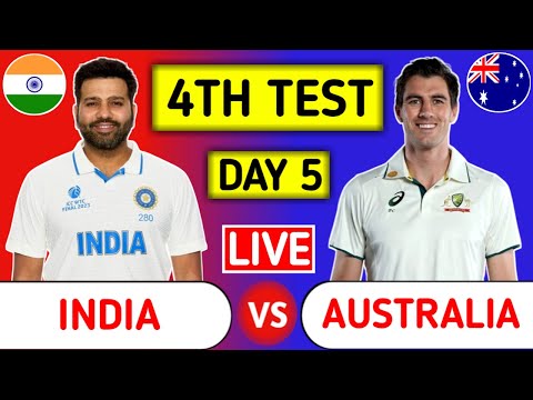 India Vs Australia 4th Test Day 5 Live Score - Part 4