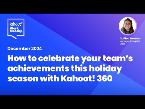 How to celebrate your team’s achievements with Kahoot! 360 | Kahoot! WorkMeetup