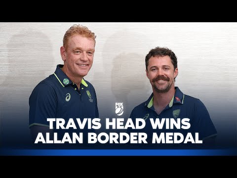 "Cheers" - Head's hilarious reaction after being named Australia's BEST cricketer 👍🤣 I Fox Cricket