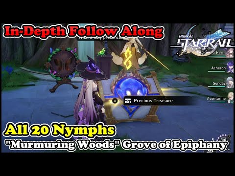 Honkai Star Rail - Murmuring Woods Grove of Epiphany All 20 Nymphs (Murmuring Woods)