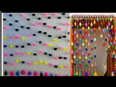 Diy Woolen Door Hanging Craft | शादी के लिए सुंदर और आसान मोहारा बनाना सीखे | Door Mohara Craft