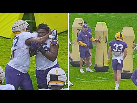 LSU Football Practice HIGHLIGHTS (EXCLUSIVE LOOK)