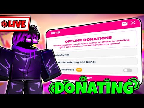 🎃🔴 LIVE PLS DONATE🔴🎃 donating to every viewer live!|🤑Grinding for 500k!🤑#plsdonate #roblox #live