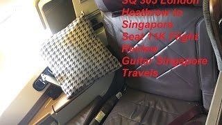 Singapore Airlines SQ 305 Business Class London to Singapore Part 1 Boarding and Take off #FlySQ