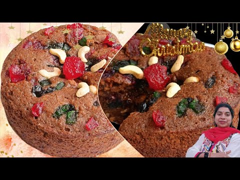 Special Christmas Cake Recipe 🎂✨🎄|  Eggless Plum Cake Without Oven