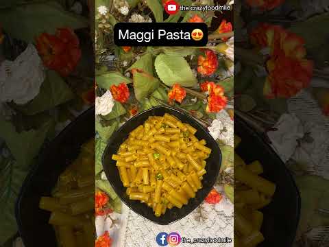 Maggi Pasta Recipe | Homemade Pasta in 2 Minutes | Masala Pasta | the crazyfoodmile | #shorts #beta