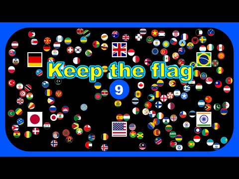 Keep the flag ~200 countries marble race #44~ | Marble Factory