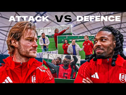 CARNAGE! Adama Traore & Joachim Andersen coach CHAOTIC 5-a-side match! | Attack vs Defence