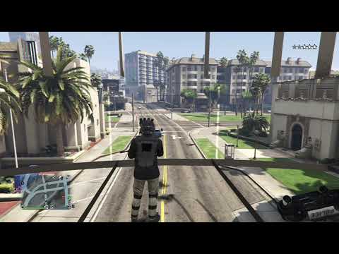 guerre de flic sur gta + fail