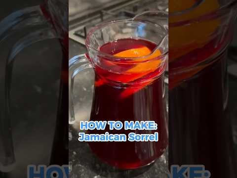 How to make: Jamaican Sorrel 🎄 #christmas #christmasdrinks #jamaican #ordrs #fooddelivery