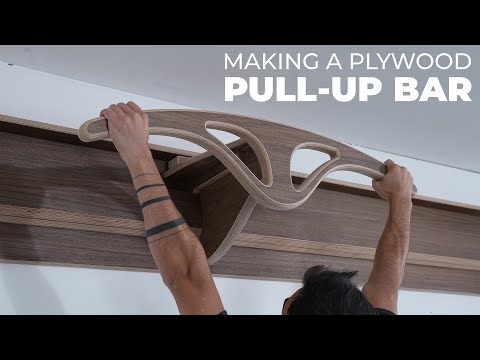 Plywood Pull-Up Bar | DIY HOME GYM