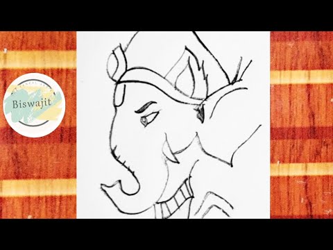 Ganesh chaturthi easy drawing | Ganapati Bappa Easy Drawing | Easy Drawing | Step by step