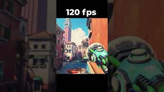 60 FPS vs 300 FPS (Overwatch)  #shorts