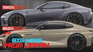 LATEST NEWS FROM JAPAN: MAZDA & TOYOTA CO-DEVELOPING NEW SPORTS CAR INCLUDING NEXT GEN GR SUPRA