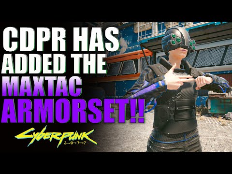 Cyberpunk 2077 CDPR Finally Added The MaxTac Armor Set To The Game!! (PS5 Gameplay)