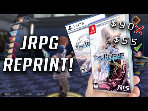 JRPG Reprint on Switch & PS5! In-Stock! Trails into Reverie