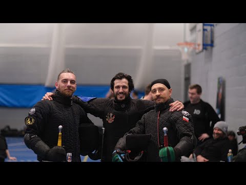 Longsword Hanging Guards in Slow motion ⚔️🤺 at HEMA competition