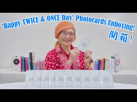 Happy TWICE & ONCE Day Photocards Unboxing! 🍭✨