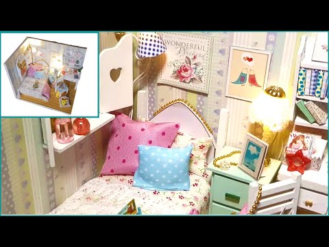 Adabelle's Room Kit Tutorial M013 | 1:24 Scale | Miniature Dollhouse DIY