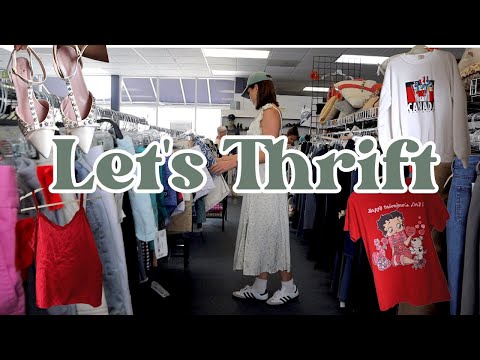 Come thrift with me for Summer! Kate Spade for $9! + try on thrift haul