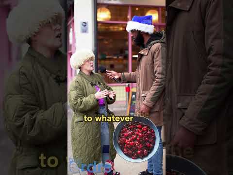 It Wouldn't Be A Christmas Dinner Without... 🎅 #brixton #streetinterview #food #christmas #shorts