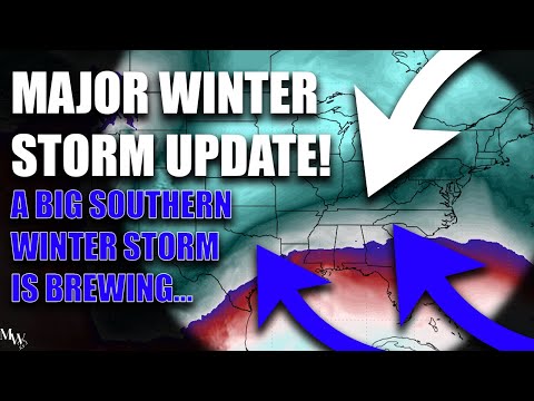 Major Winter Storm Update! A Big Southern Winter Storm Is Likely Brewing For Next Week..