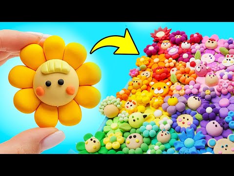 Create Magical 3D Plasticine Flowers That Pop Out of the Frame! DIY by Slick Slime Sam's Maker World