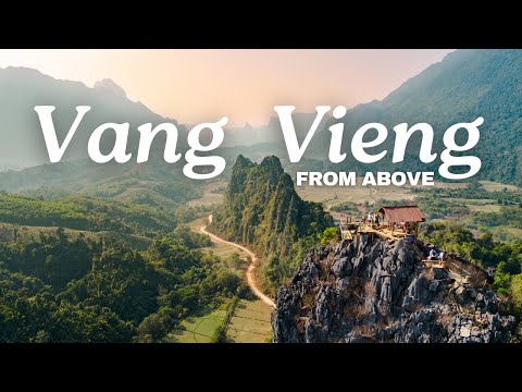 Vang Vieng from Above | Drone Shots of the STUNNING Laos Landscapes