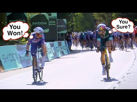 When You Both Have No Idea Who Won the Sprint | Vuelta a Espana 2024 Stage 5