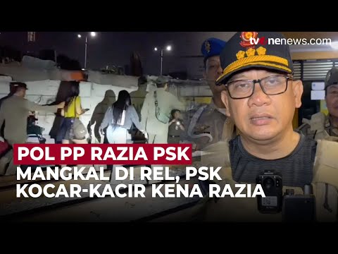 Satpol PP Lakukan Razia di Rel Tambora, PSK Mangkal Kocar-kacir | OneNews Update