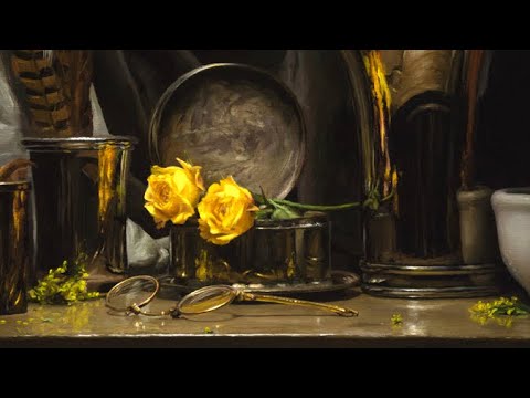 Still Life - Oil Painting Lesson - From Start to Finish