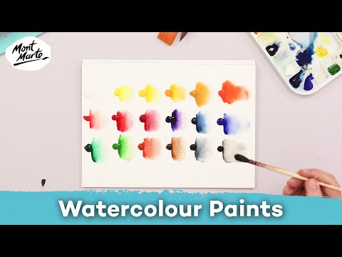 Watercolour Paints Signature 18pc Product Demo