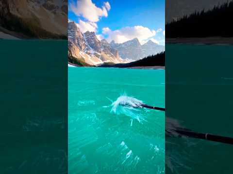 Canada's Moraine Lake: Nature's Frozen Magic