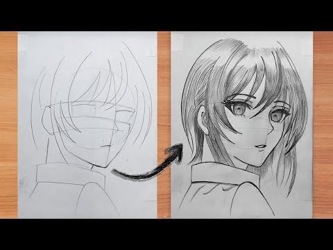 How to draw Anime Girl | Easy anime Tutorial step by step | Easy drawing guide