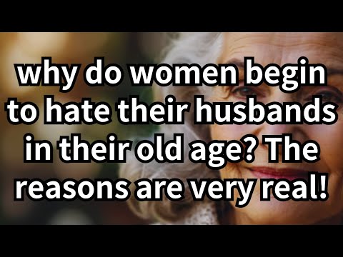 Why do women start to dislike their husbands as they get older? The reason is very practical.