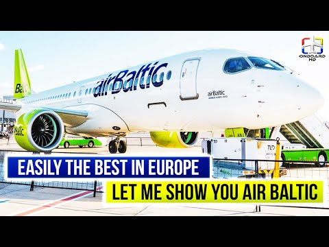 TRIP REPORT | Have You  Ever Seen a Better Economy Class? | AIR BALTIC Airbus A220 | Vienna to Oslo