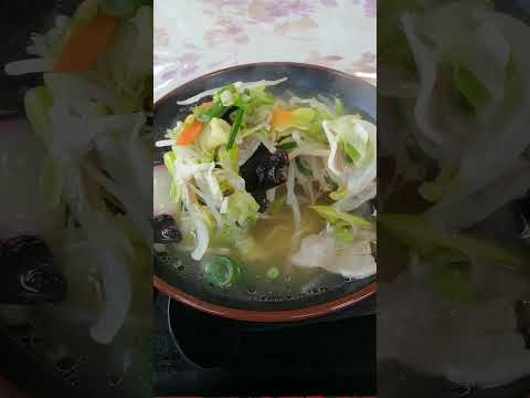 宮城県加美町かっぱの湯「かっぱ茶屋」塩タンメン #ラーメン