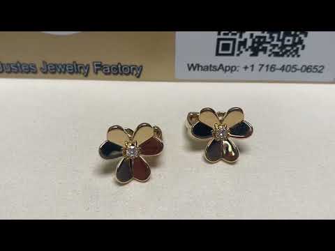 Van Cleef Frivole Small Earrings#18kgold