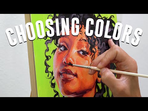 ★ PAINTING SKIN | how i choose colors for portraits ★